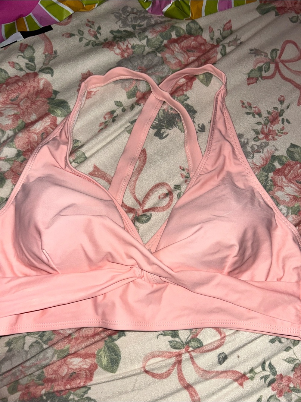 Wireless Light Pink Bikini top